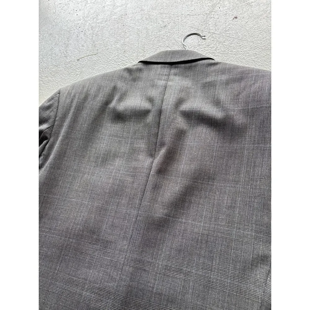 Pierre Balmain Vintage Men's Gray Two-Piece Suit Size 42R W36 - Read